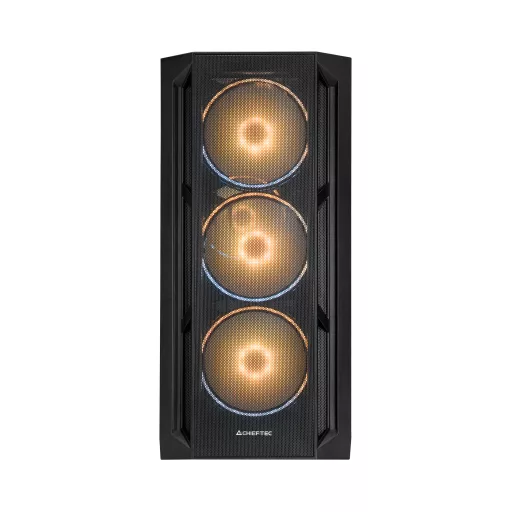 Chieftec PC- Gehäuse GA-01B-L-OP APEX LUMO Midi Tower Fekete