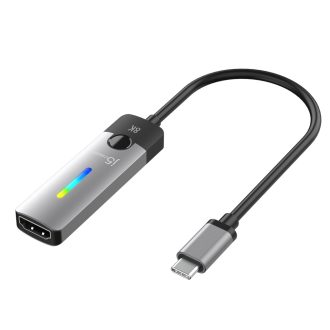   j5create JCA157 video átalakító kábel 0,1 M USB C-típus HDMI Fekete, Szürke