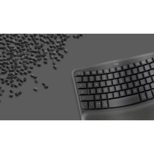 Logitech 920-012289 billentyűzet Irodai RF vezeték nélküli + Bluetooth QWERTZ Svájc Grafit