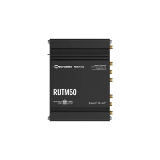  Teltonika RUTM50 vezetéknélküli router Gigabit Ethernet Kétsávos (2,4 GHz / 5 GHz) 5G Fekete