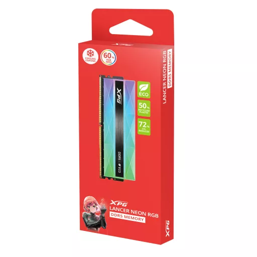 XPG LANCER NEON RGB 16 GB 1 x 16 GB DDR5 288-pin DIMM ECC