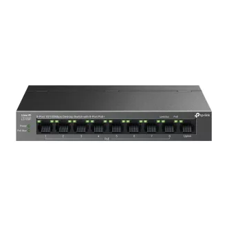   TP-Link LiteWave LS109P hálózati kapcsoló Beállítást nem igénylő (unmanaged) Fast Ethernet (10/100) Ethernet-áramellátás (PoE) támogatása Fekete