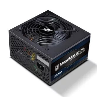   Zalman ZM800-TXII MegaMax 80PLUS 230V EU STANDARD Certified high efficiency PCI-E 800 W ATX Fekete