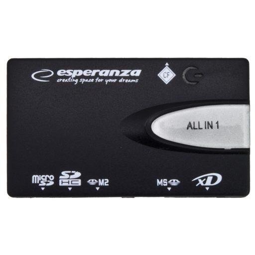 Esperanza EA129 All-In-One USB Card Reader Black