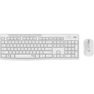   Logitech 920-009873 billentyűzet Egér mellékelve Irodai Vezeték nélküli RF QWERTZ Magyar Fehér
