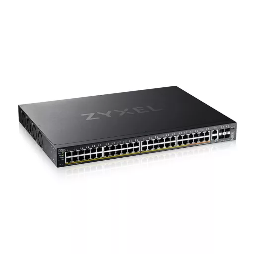 Zyxel XGS2220-54HP Vezérelt L3 Gigabit Ethernet (10/100/1000) Ethernet-áramellátás (PoE) támogatása