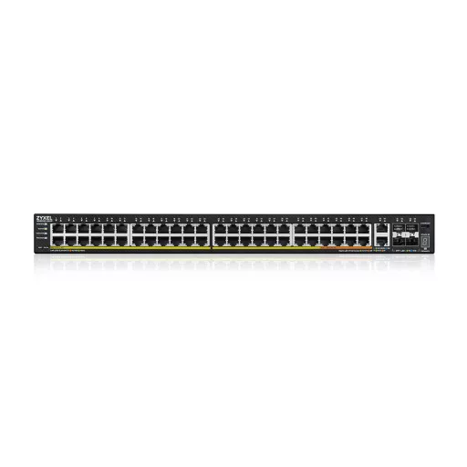 Zyxel XGS2220-54HP Vezérelt L3 Gigabit Ethernet (10/100/1000) Ethernet-áramellátás (PoE) támogatása