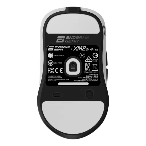 Endgame Gear XM2w 4k v2 egér Játék Jobbkezes RF Wireless + USB Type-A Optikai 30000 DPI