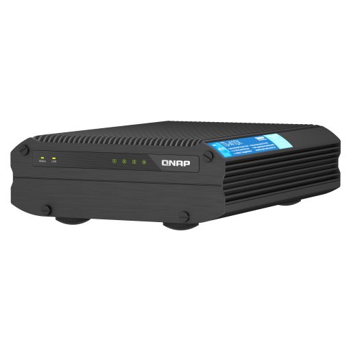 QNAP TS-I410X NAS Tower Intel Atom® x6425E 8 GB 0 TB QNAP QTS Fekete