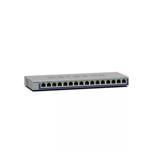 NETGEAR GS116 Beállítást nem igénylő (unmanaged) L2 Gigabit Ethernet (10/100/1000) Fekete