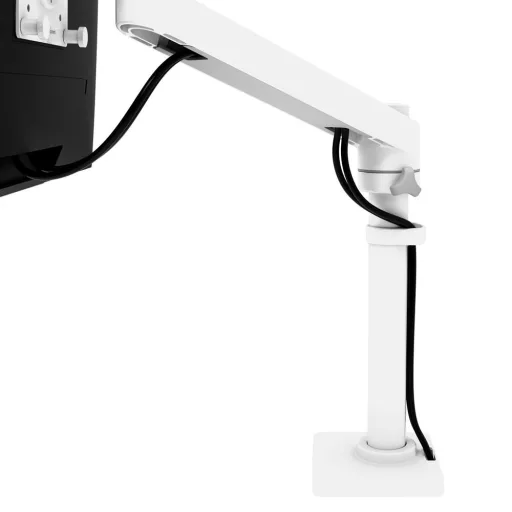 Ergotron NX Series NX MONITOR ARM WHITE 86,4 cm (34") Asztali Fekete, Fehér