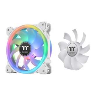   Thermaltake SWAFAN 14 RGB Radiator Fan TT Premium Edition White Számítógép ház Hűtő 14 cm Fehér 3 db