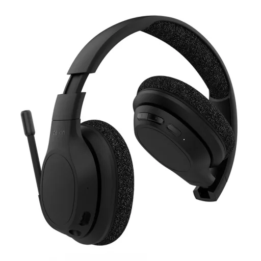 Belkin SoundForm Adapt Headset Vezetékes és vezeték nélküli Fejpánt Hívás/zene USB C-típus Bluetooth Fekete