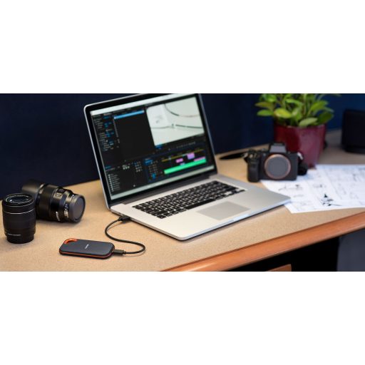 SanDisk Extreme PRO Portable 1 TB USB C-típus 3.2 Gen 2 (3.1 Gen 2) Fekete