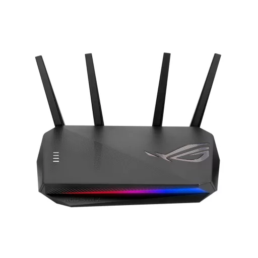 ASUS ROG STRIX GS-AX5400 vezetéknélküli router Gigabit Ethernet Kétsávos (2,4 GHz / 5 GHz) Fekete