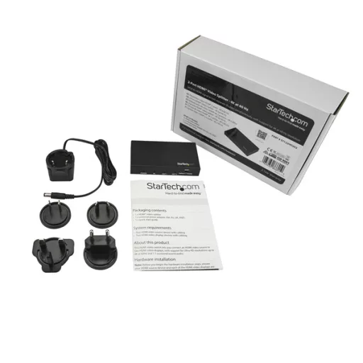StarTech.com ST122HD202 videó elosztó HDMI 2x HDMI