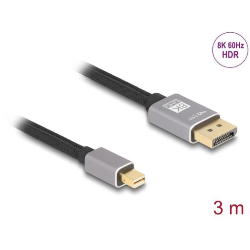 DeLOCK 81093 DisplayPort kábel 3 M Mini DisplayPort Szürke