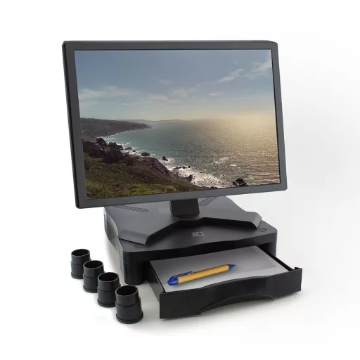 ACT AC8200 asztali TV konzol 43,2 cm (17") Fekete