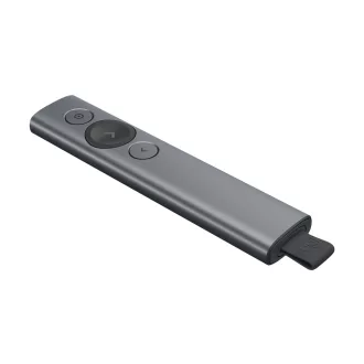   Logitech 910-005166 vezeték nélküli bemutatóeszköz Bluetooth/RF Szürke