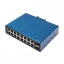 Digitus DN-651138 hálózati kapcsoló Beállítást nem igénylő (unmanaged) Gigabit Ethernet (10/100/1000) Fekete, Kék