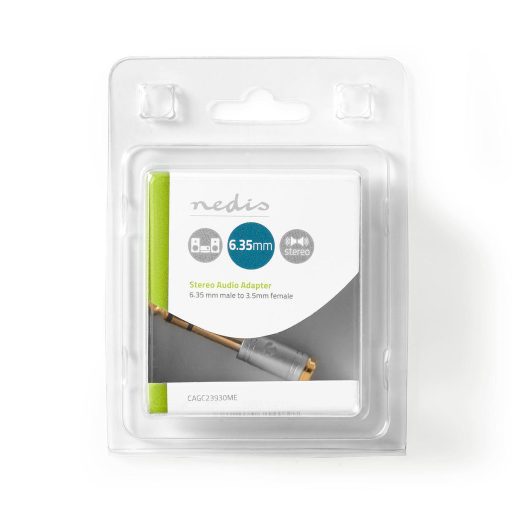 Nedis CAGC23930ME csatlakozó átlakító 6.35 mm Ezüst