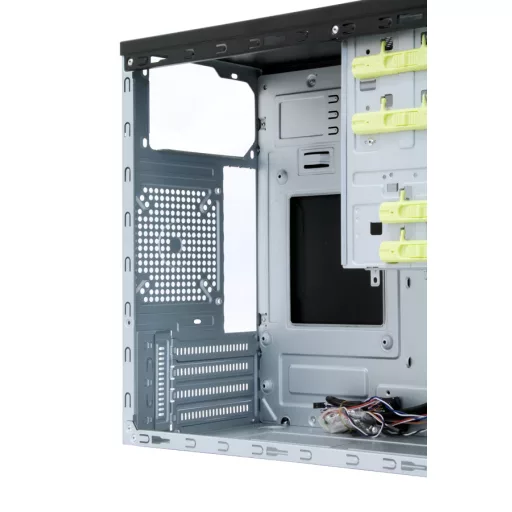 Chieftec HT-01B-OP Mini Tower Fekete