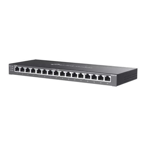 TP-Link Omada SG2016P hálózati kapcsoló Vezérelt L2/L2+ Gigabit Ethernet (10/100/1000) Ethernet-áramellátás (PoE) támogatása Fekete