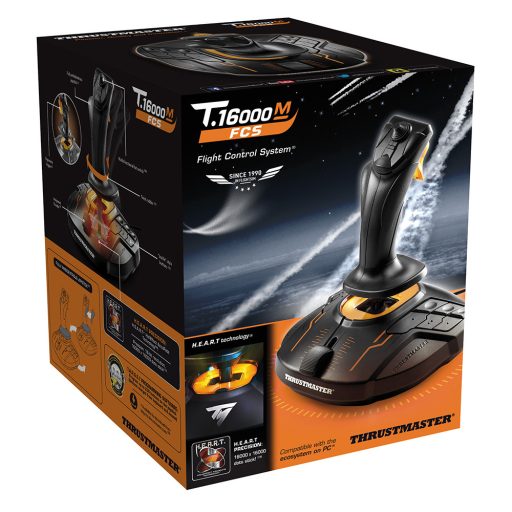Thrustmaster T-16000M FC S Fekete, Narancssárga USB Joystick Analóg/digitális PC