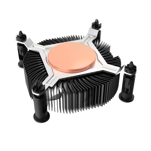 Akasa AK-CC6615BP01 számítógépes hűtőrendszer Processzor Hűtő Fekete 1 db