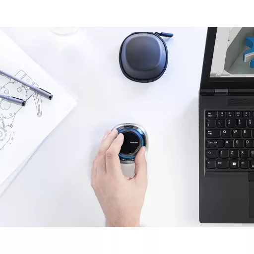 3Dconnexion SpaceMouse egér Irodai RF Wireless + Bluetooth + USB Type-A 6DoF