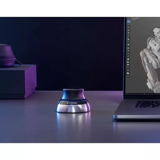 3Dconnexion SpaceMouse egér Irodai RF Wireless + Bluetooth + USB Type-A 6DoF