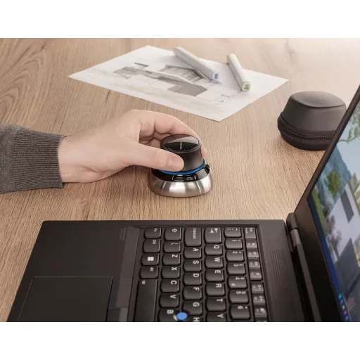 3Dconnexion SpaceMouse egér Irodai RF Wireless + Bluetooth + USB Type-A 6DoF