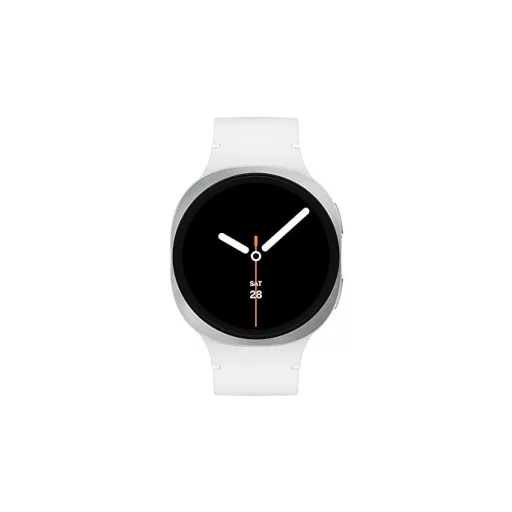 Samsung Galaxy Watch 8 3,81 cm (1.5") AMOLED 44 mm Digitális 480 x 480 pixelek Érintőképernyő Ezüst Wi-Fi GPS (műhold)
