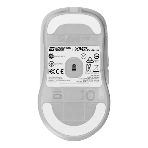 Endgame Gear XM2w 4k v2 egér Játék Jobbkezes RF Wireless + USB Type-A Optikai 30000 DPI