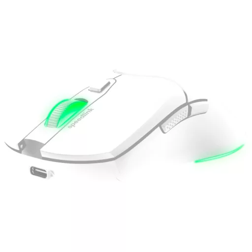 SPEEDLINK SL-680102-WT egér Játék Jobbkezes RF Wireless + USB Type-A Optikai 4800 DPI