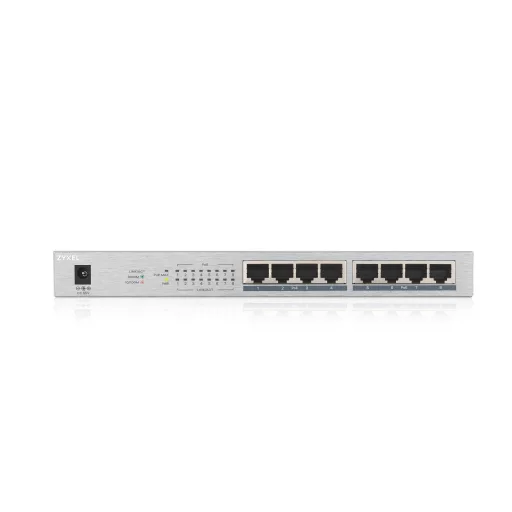 Zyxel GS1008HP Beállítást nem igénylő (unmanaged) Gigabit Ethernet (10/100/1000) Ethernet-áramellátás (PoE) támogatása Szürke