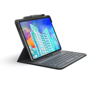 ZAGG Messenger Folio 2 QWERTZ Német Bluetooth Faszén