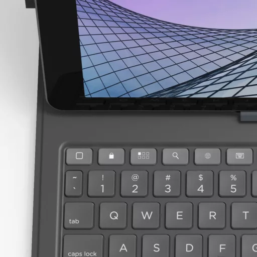 ZAGG Messenger Folio 2 QWERTZ Német Bluetooth Faszén