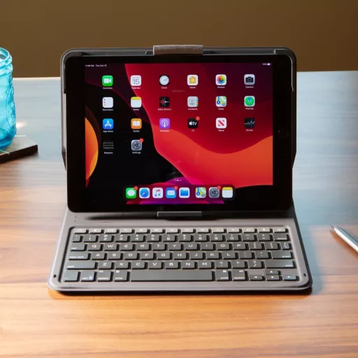 ZAGG Messenger Folio 2 QWERTZ Német Bluetooth Faszén