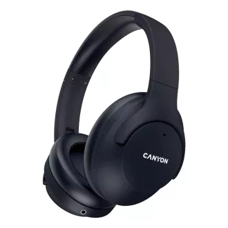   Canyon CNS-CBTHS10BK fejhallgató és headset Vezetékes és vezeték nélküli Fejpánt Hívások/zene/sport/általános Bluetooth Fekete