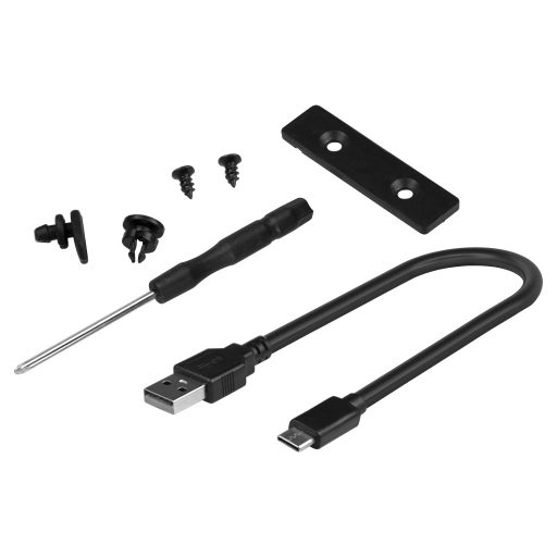 Savio AK-84 tárolóegység burkolat Külső SSD ház Fekete M.2