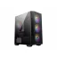MSI MAG Forge M100R Midi Tower Fekete, Átlátszó