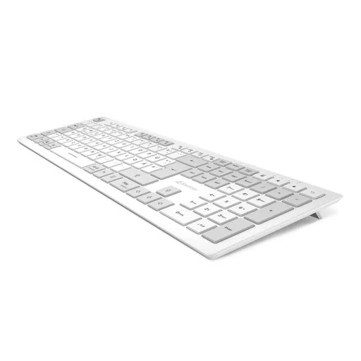 Sharkoon OfficePal K30W wh billentyűzet Otthoni/irodai USB QWERTZ Német Fehér