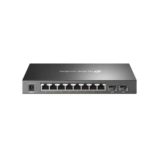TP-Link Omada SG2210P hálózati kapcsoló Vezérelt L2/L2+ Gigabit Ethernet (10/100/1000) Ethernet-áramellátás (PoE) támogatása Fekete