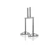 Playseat TV Stand PRO 165,1 cm (65") Padló Szürke, Fémes