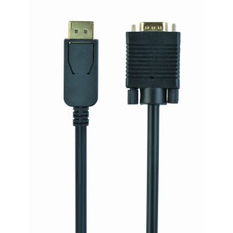  Gembird CCP-DPM-VGAM-6 video átalakító kábel 1,8 M VGA (D-Sub) DisplayPort Fekete