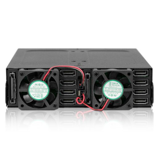 Icy Dock MB998SP-B lemeztömb 0 TB Fekete