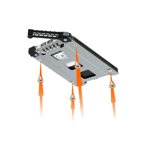 Icy Dock MB998SP-B lemeztömb 0 TB Fekete