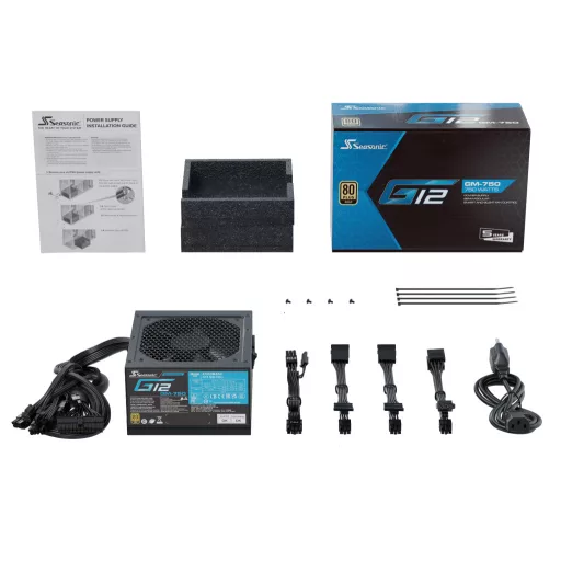 Seasonic G12-GM-750 750 W 20+4 pin ATX ATX Fekete