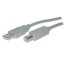 S/CONN maximum connectivity 3m USB 2.0 A - USB 2.0 B USB kábel USB A USB B Szürke